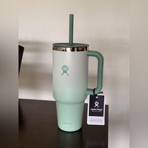 Hydro Flask Limited Edition Light Green Mug with Straw